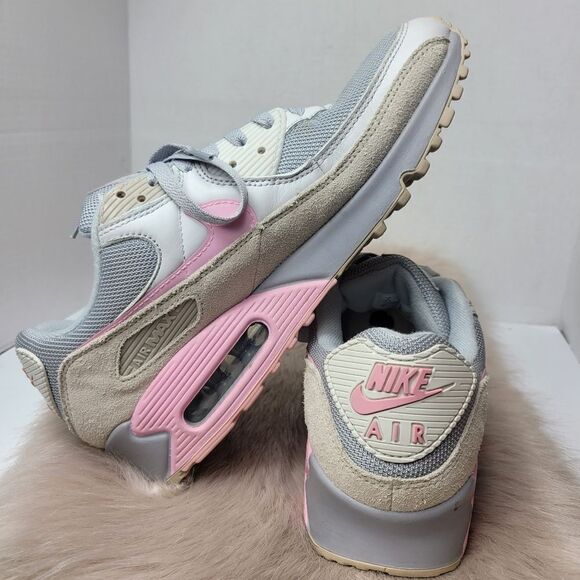 Nike Air Max 90 “Pink String” CW7483 001 Mens Sneaker Shoes Size 9 - Picture 5 of 10